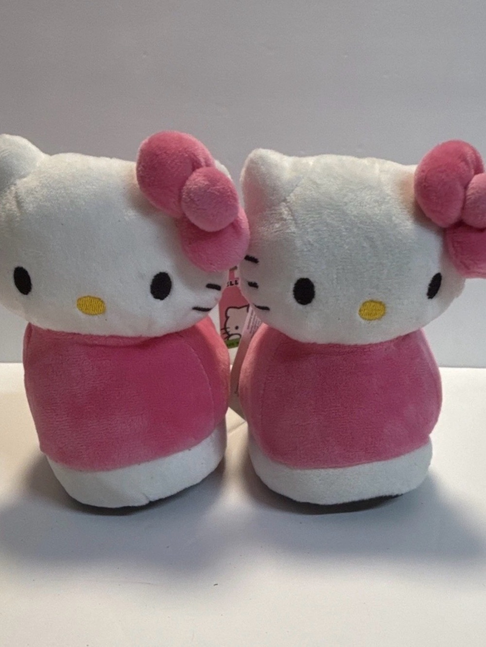Hello Kitty Plush Slip-On Slippers Children’s 9/10 Pink Light Up Bow